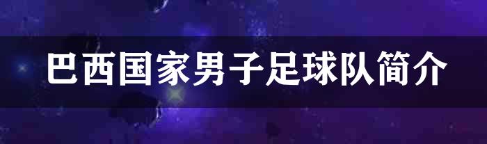 巴西国家男子足球队简介